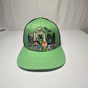 Minecraft Group Action Boys Snapback Hat Cap Licensed